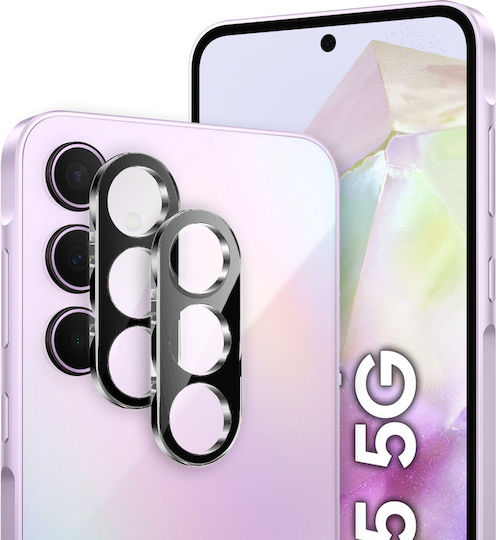 Erbord Προστασία Κάμερας Tempered Glass Μαύρο για το Samsung Galaxy A35 5G
