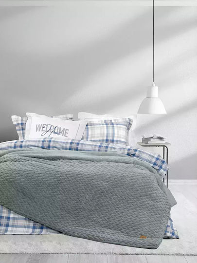 Nima Duvet Cover Semi-double 180x240cm Muffle Smoky Green 720 GSMGsm