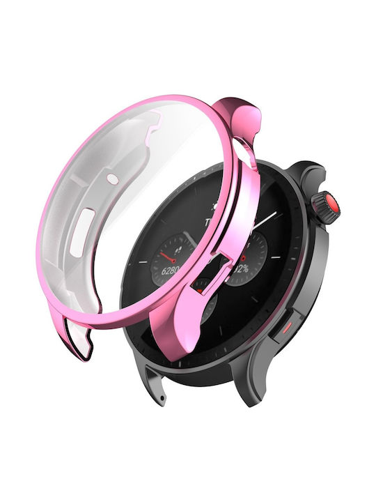 Silikonhülle in Rosa Farbe für Amazfit GTR 4 46mm