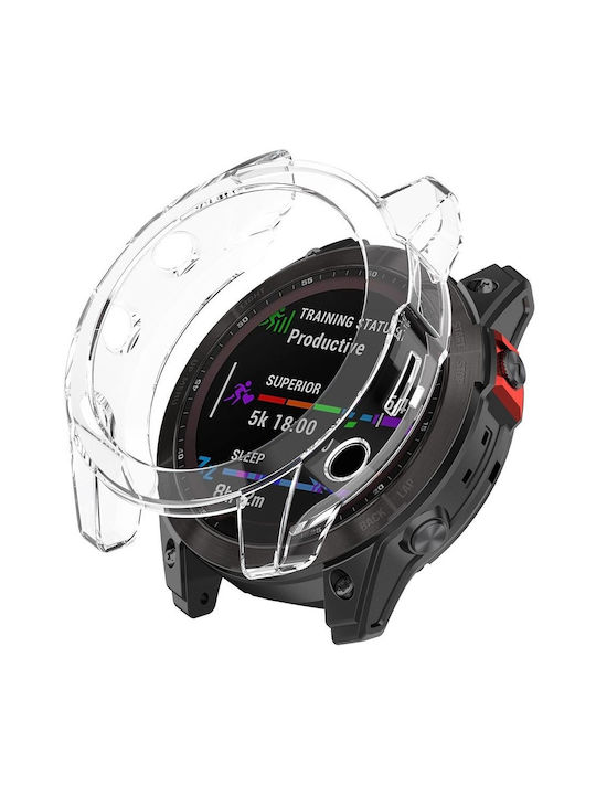 Силиконов Калъф в Прозрачен цвят за Garmin Fenix 7