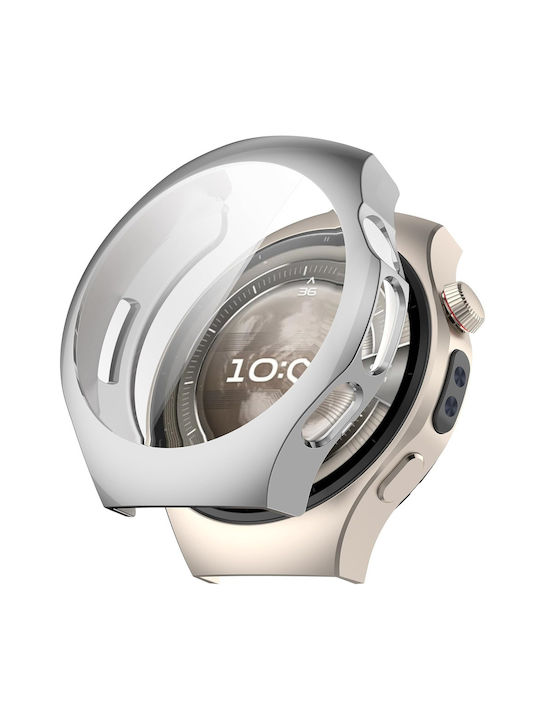 Силиконов Калъф в Сребрист цвят за Huawei Watch 5 46мм
