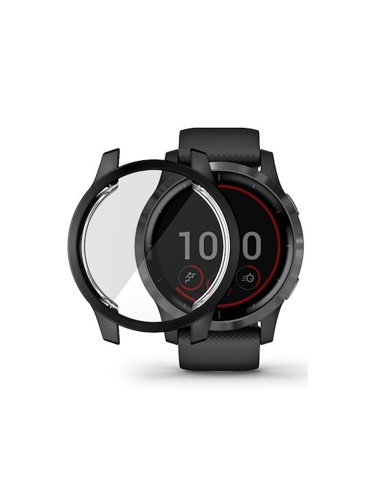 Силиконов Калъф в Черен цвят за Garmin Venu 2, Vivoactive 4