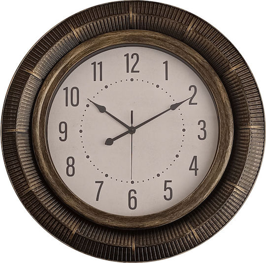 Ankor Antique Wall Clock Plastic Brown Ø45.7cm