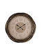 Ankor Silent Antique Wall Clock Plastic Brown 50x51cm