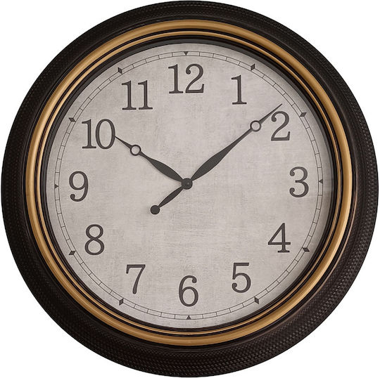 Ankor Leise Wanduhr Kunststoff Braun Ø63.5cm Ankor Leise Wanduhr Kunststoff Braun Ø63.5cm