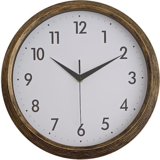 Ankor Leise Antikes Wanduhr Kunststoff Gold Ø30.5cm Ankor Leise Antikes Wanduhr Kunststoff Gold Ø30.5cm