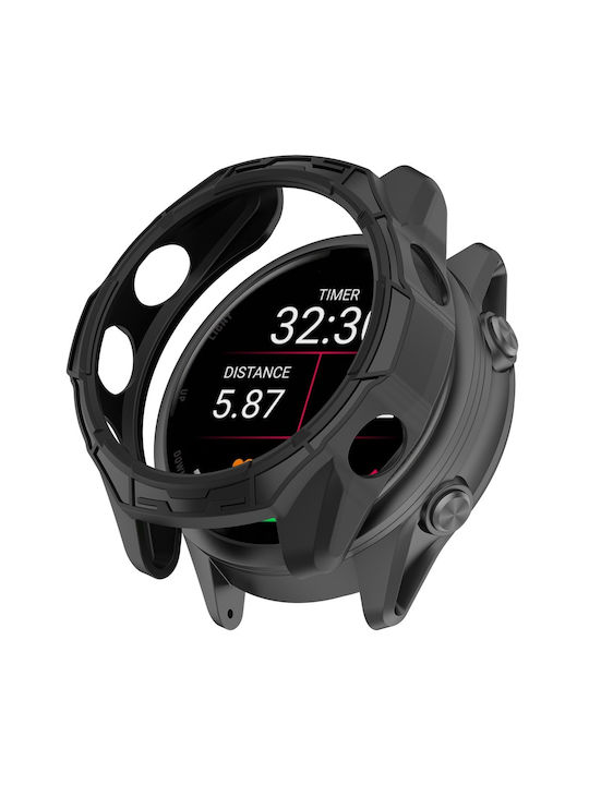 Θήκη Σιλικόνης σε Μαύρο χρώμα για Garmin Forerunner 970