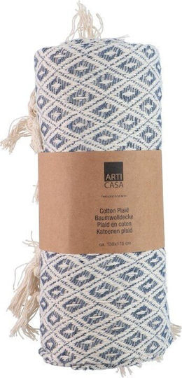 Arti Casa Одеяло за диван 130x170см. Blue / White Arti Casa Одеяло за диван 130x170см. Blue / White