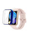 Silikonhülle in Blau Farbe für Huawei Watch Fit 2