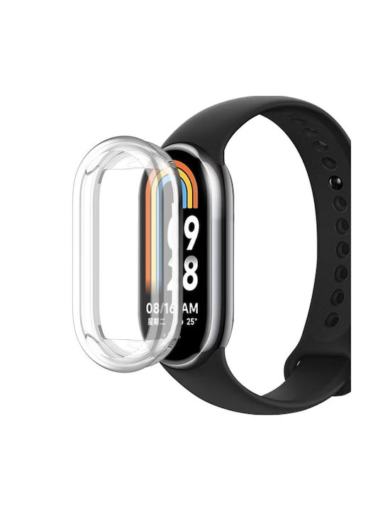 Силиконов Калъф в Прозрачен цвят за Xiaomi Smart Band 10, 9, 8