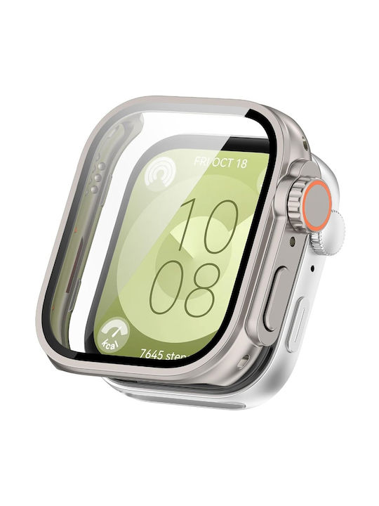 Πλαστική Θήκη σε Ασημί χρώμα για Huawei Watch Fit 3