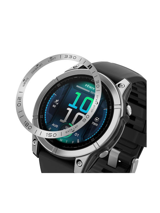Защитен Bezel в Сребрист цвят за Garmin Fenix 8 51mm