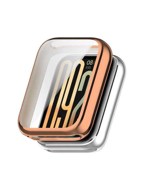 Θήκη Σιλικόνης σε Ροζ χρώμα για Xiaomi Smart Band 9 Pro Θήκη Σιλικόνης σε Ροζ χρώμα για Xiaomi Smart Band 9 Pro