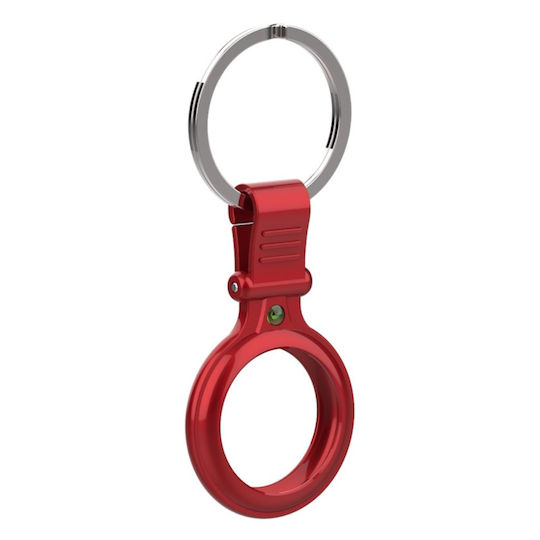 Keychain Case for AirTag in Red color