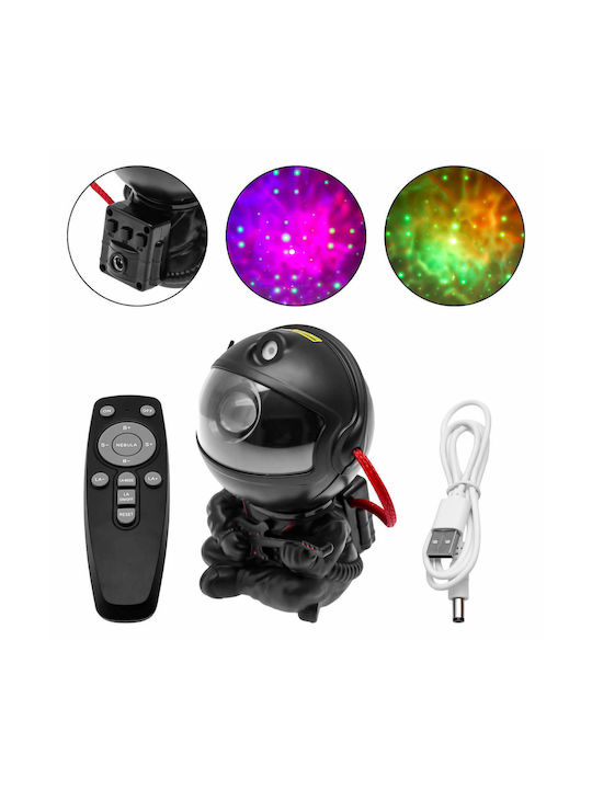 Dekorative Lampe Astronaut Schwarz