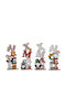 ArteLibre Christmas Wooden Figure Height 20cm 4pcs