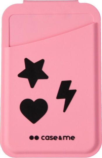 SBS MagSafe Kartenetui in Rosa Farbe