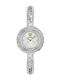 Versace La Greca Set Ανδρικό Ρολόι Μπαταρίας με Ασημί Μεταλλικό Μπρασελέ