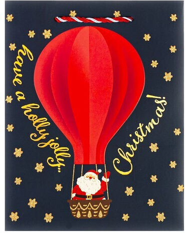 Tri-Coastal Design Paper Ballon Χάρτινη Χριστουγεννιάτικη Τσάντα για Δώρο 17x22x10εκ.