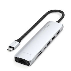 Satechi USB-C Dockingstation mit HDMI 4K PD Ethernet Satechi USB-C Dockingstation mit HDMI 4K PD Ethernet