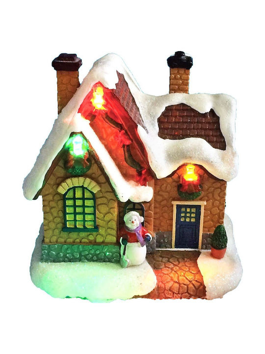 Panora Weihnachts- Beleuchtete Dekorative Darstellung Mehrfarbig mit Batterie 10x9.5x6.5cm