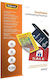 Fellowes Fellowes Laminating Sheets Glossy A3 80 Microns 25 Pieces