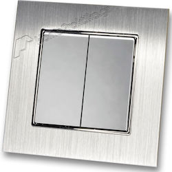 Lineme Double Wall Switch with Aller Retour Sil...