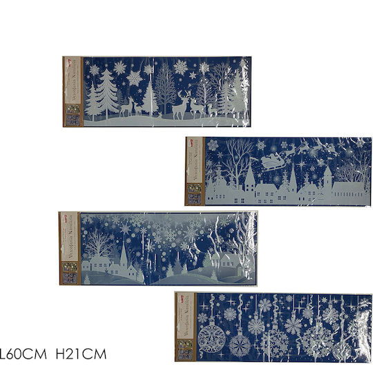 ArteLibre Crăciun Autocolante pentru Fereastră 21x60cm.