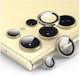 Metal Camera Protector Tempered Glass 9H Samsung Galaxy S24 Ultra Gold