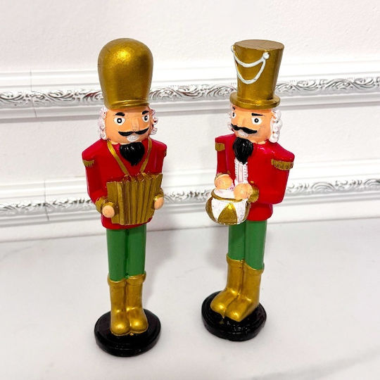 Velve Weihnachts-Nussknacker Grün aus Keramik