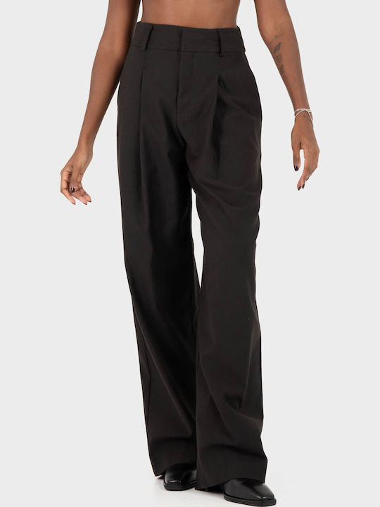 Pants Γυναικείο Υφασμάτινο Παντελόνι Black