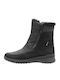 Leather Women's Ankle Boots Black