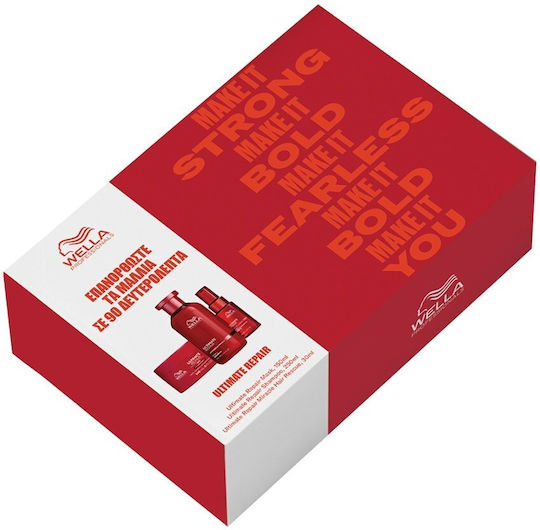 Wella Ultimate Repair Σετ Περιποίησης Μαλλιών Αναδόμησης & Θρέψης για Ταλαιπωρημένα Μαλλιά με Σαμπουάν & Μάσκα 3τμχ