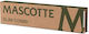 Mascotte Cigarette Rolling Papers Slim King Size with Cone Tips 34 sheets 1pcs