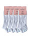 Trendy Damen Socken White 4Pack
