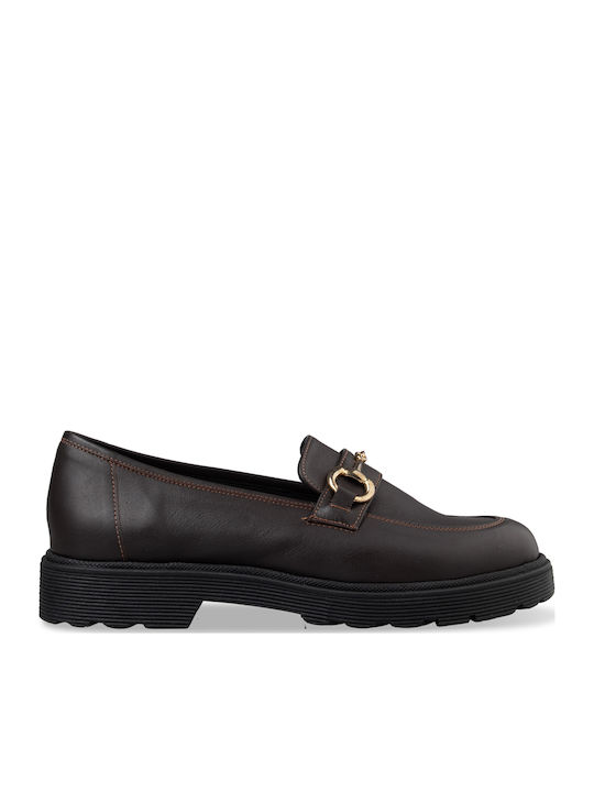 Women's Loafers in Brown Color