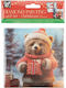 Diamond Painting Card Set Χριστουγεννιάτικες Κάρτες Αρκουδάκι Χιονάνθρωπος