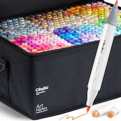 Ohuhu Honolulu B Brush & Chisel 320 Markers The...