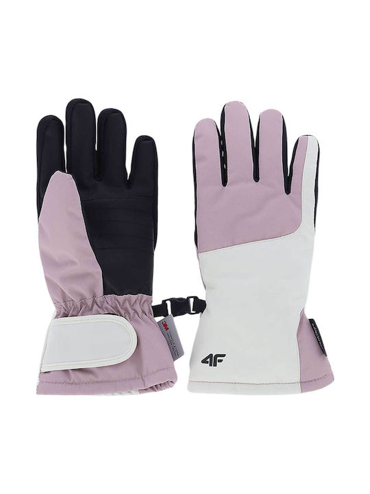 4F Kids Ski & Snowboard Gloves Pink