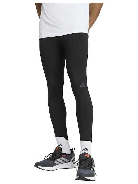 adidas Own The Run Men's Sports Short Leggings Black