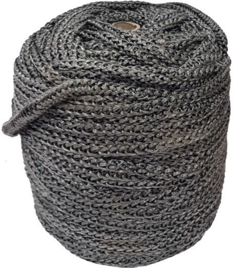 Fireproof Insulating Braided Elastic Graphite Cord Φ12 Fireplaces Stoves Burners Price per Meter