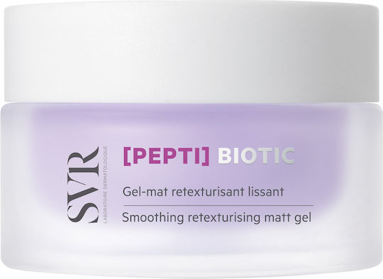 SVR Laboratoire [PEPTI] BIOTIC Gel-Mat Smoothing Resurfacing Moisturizing Day Face Cream with Peptides for Matte Finish 50ml