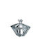 Crystal Bohemia Φοντανιέρα Kristall mit Deckel Transparent
