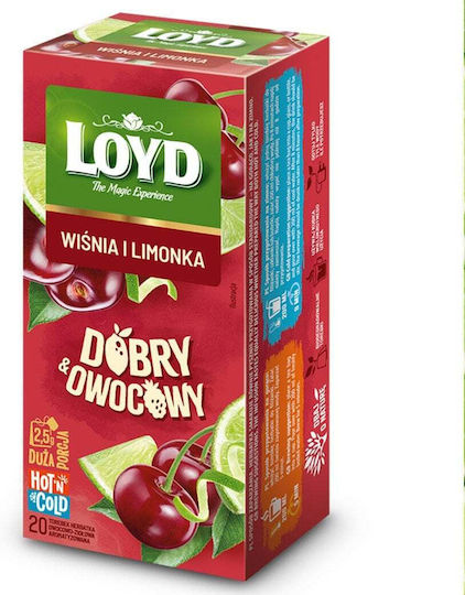 Loyd Cherry & Lime Hot Cold Tea 20x2.5g