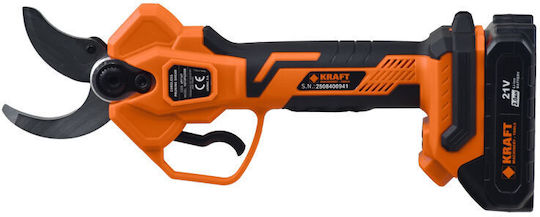 Kraft Ψαλίδι Κλαδέματος Μπαταρίας Brushless 21V 2x2Ah με Μέγιστη Διάμετρο Κοπής 40mm