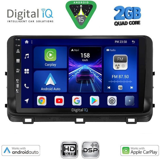 Digital IQ Ηχοσύστημα Αυτοκινήτου για Kia Ceed / XCeed 2018-2022 (Bluetooth/USB/AUX/WiFi/GPS/Apple-Carplay/Android-Auto) με Οθόνη Αφής 10"