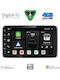 Digital IQ Car Audio System (Bluetooth/USB/AUX/WiFi/GPS/Apple-Carplay/Android-Auto) with Touch Screen 9"