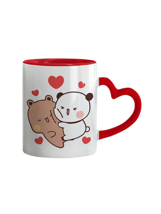 Koupakoupa Bubu & Dudu Mug Ceramic Red 330ml