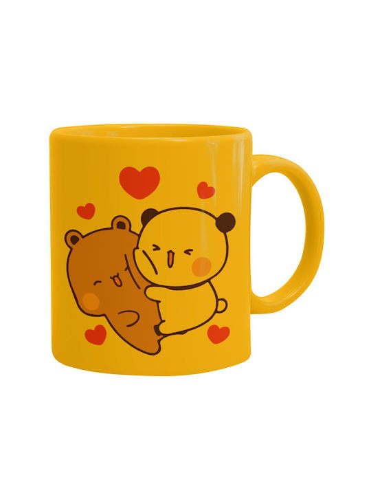 Koupakoupa Bubu & Dudu Mug Ceramic Yellow 330ml