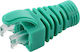 Microconnect Strain Relief Boot Cat5e Cat6 Cat6a Cables Upto 6.5mm Green 100pcs